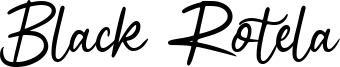 Black Rotela Font