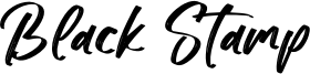 Black Stamp Font
