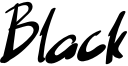 Black Font