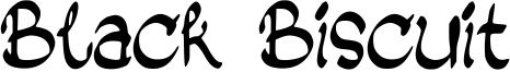 Black Biscuit Font