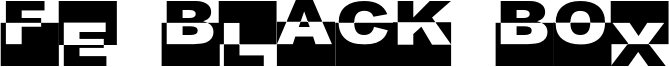 FE Black Box Font