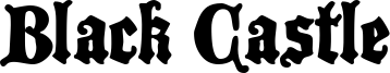 Black Castle Font