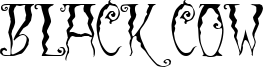 Black Cow Font