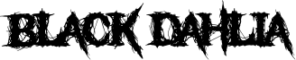 Black Dahlia Font