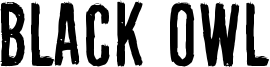 Black Owl Font