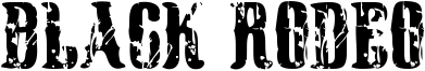 Black Rodeo Font