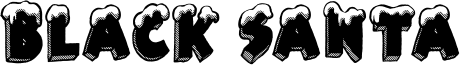 Black Santa Font