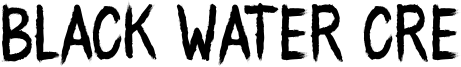 Black Water Cre Font