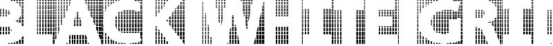 Black White Grids Font