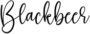 Blackbeer Font