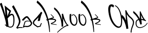 Blackbook One Font