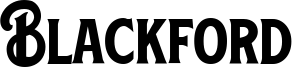 Blackford Font