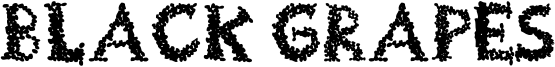 Black Grapes Font