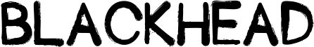 Blackhead Font