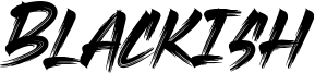 Blackish Font