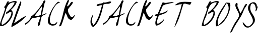 blackjacketboys-ThinItalic.otf