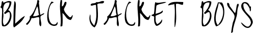 blackjacketboys-Thin.otf