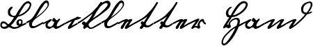 Blackletter Hand Font