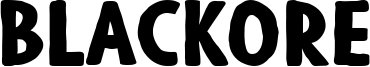 Blackore Font