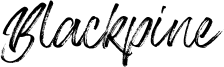 Blackpine Font