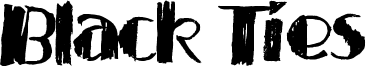Black Ties Font