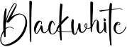 Blackwhite Font