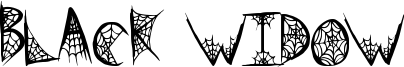 Black Widow Font