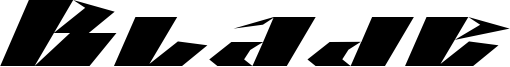 Blade Font
