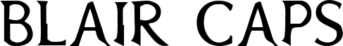 Blair Caps Font