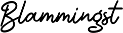 Blammingst Font