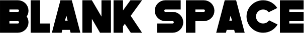 Blank Space Font