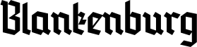 Blankenburg Font