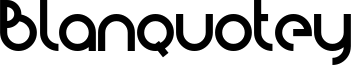 Blanquotey Font