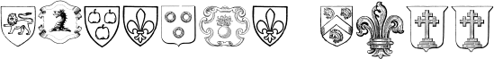 Blasons Free Font