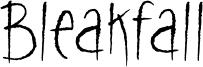 Bleakfall Font