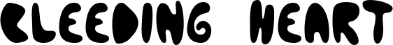 Bleeding Heart Font