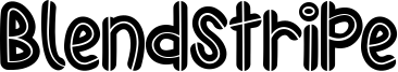 Blendstripe Font