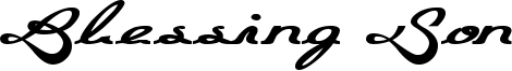 Blessing Son Font