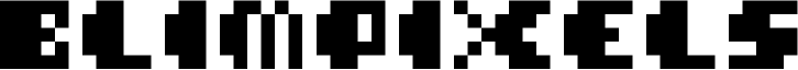 Blimpixels Font