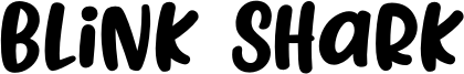Blink Shark Font