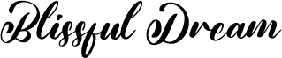 Blissful Dream Font