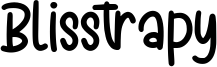 Blisstrapy Font