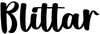 Blittar Font