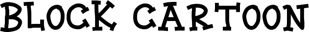 Block Cartoon Font