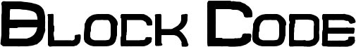 003 Block Code.ttf