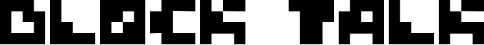 Block Talk Font