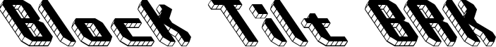 Block Tilt BRK Font