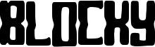 Blocky Font