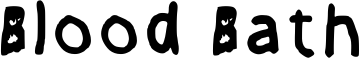 Blood Bath Font