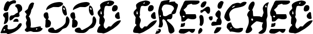 Blood Drenched Font